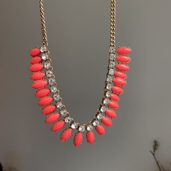 J.Crew necklace with rhinestones - Picture 1 of 5